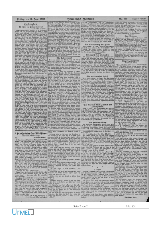 Jenaische Zeitung - 11 -June 1920